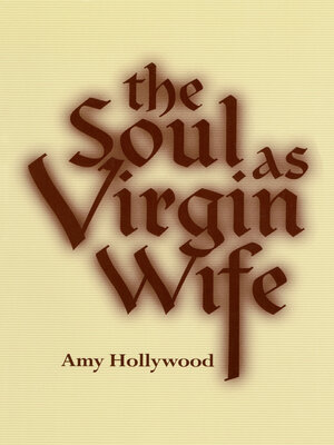cover image of The Soul as Virgin Wife